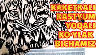 КАКЕТКАЛИ, КАСТЮМ ЁҚАЛИ  (Английский воротник) #КӮЙЛАК_ЛОЗИМ БИЧАМИЗ   26 апреля 2024 г.