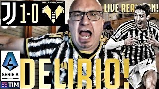 CAMBIASOOO!!! DELIRIO AL 97'!!! | JUVENTUS - Hellas Verona 1-0 | THE POSTMAN LIVE REACTION HD!!!