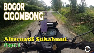 CIGOMBONG YANG MEMUKAU di KAKI GUNUNG SALAK, JALUR ALTERNATIF SUKABUMI