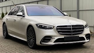 Mercedes-Benz S400d Long 2022 | 4K Walkthrough | Обзор Мерседес W223.Детали экстерьера и интерьера