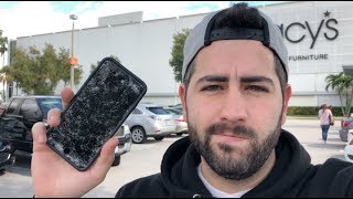 Ran over iPhone with 18 wheeler! (snake)