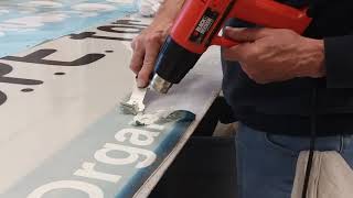 Removing Old Vinyl Decals with a Heat Gun