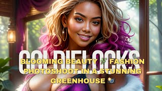 4k AI Lookbook - Blooming Beauty 🌿 Fashion Photoshoot in a Stunning Greenhouse 📸