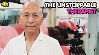 ASMR Pink Barber | 4 hours of the UNSTOPPABLE THERAPIST 😴 SLEEP AID VIDEO