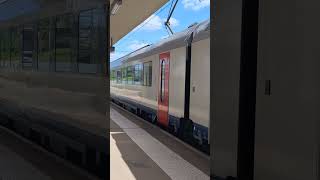 ice train Brussels Noord Railway Station #train #brusselsbelgium #trainvideo