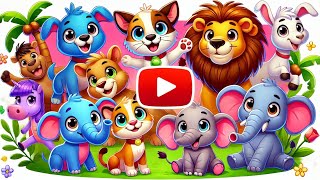 🎶 Aprenda Sobre os Mamíferos! | Música Divertida e Interativa para Crianças 🐶🦁🐱