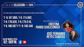 Sala de selección #02 de 2023