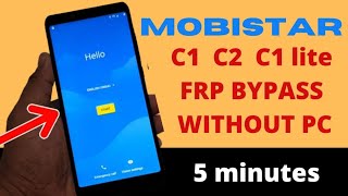 MOBISTAR C1 FRP BYPASS TRICKS WITHOUT COMPUTER IN FEW MINUTES