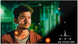 Thuppakki sad bgm🙄// Poy varavaa // Thalapathy mass movie //Thanimaiyil Oruvan