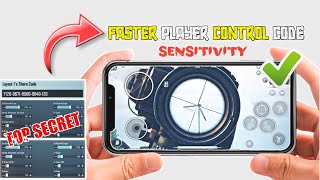 New Best Top Secret 🔥 | Fastest Control + Sensitivity & 3 Finger Control Code | Pubg Mobile / Bgmi