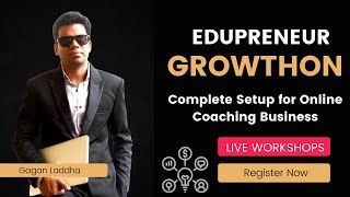 Complete setup for Online Coaching Business | Edupreneur Growthon  | Live Workshop