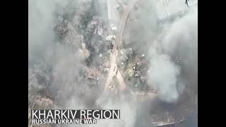 Drone Footage of Area Around Kharkiv Being Liberated by Ukrainian Forces