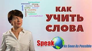 Как набрать словарный запас. Как учить слова. Елена Шипилова.