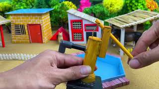 TOP DIY Tractor Pickup Cow, Horse to Mini Farm Diorama | Cow Shed, Horse, Alpaca, Fish Pond