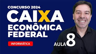 Concurso Caixa 2024 - Aula 8 de Informática com questões CESGRANRIO e o professor Rodrigo Schaeffer