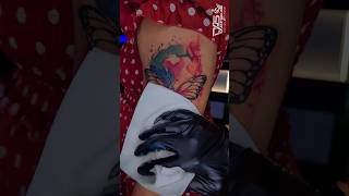 Colorful butterfly tattoo #dastattoo #tattoo #shorts