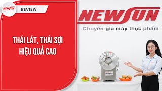 Review hiệu quả thực tế máy thái củ gừng dạng lát sợi MG-835