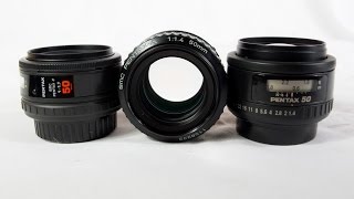 K-1 PENTAX 50MM LENS BATTLE VS