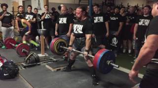 Dan Green (220) -- 705x7 Stiff Bar Deadlifts 870x3 Block Pulls