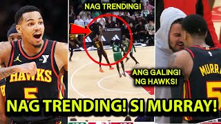 Ang talino! "NG GINAWA DITO NG HAWKS!" nag trending ang ginawa dito ni dejounte murray!