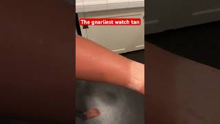 The GNARLIEST watch tan