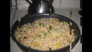 Com Rang Xa Xiu Khom (Pineapple Char Siu Fried Rice)