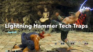 Tekken 7 Heihachi Tips: Unblockable Lightning Hammer D1+4 Tech Traps