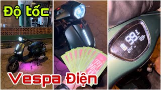 Độ tốc cho Vespa Điện || Xe Điện Độ