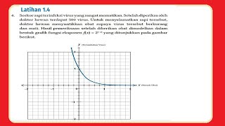 Seekor sapi terinfeksi virus yang sangat mematikan. Setelah  (Latihan 1.4 transformasi fungsi)