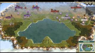 CIV5 AI Battle: A Battle Between Five Random Civs