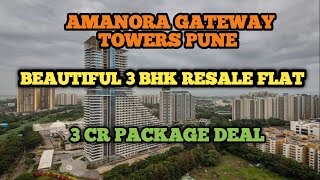 3 Bhk Resale Gateway towers 3 CR Package Deal | Amanora Park Town Pune Maharashtra