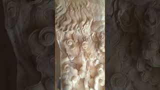 woodcarving relief art 3d lion dragon king #budicb #shorts #fauzana1515