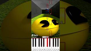 HUGGY WUGGY Vs Pacman (@packyfilm) - Octave Piano Tutorial