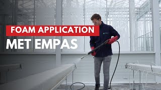 Schuimlans met Empas | Schuimtoepassing