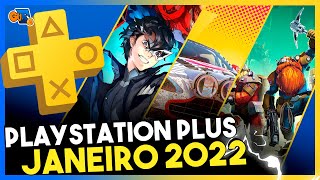 BOMBA!! SAIU A PLAYSTATION PLUS DE JANEIRO 2022