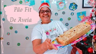 PÃO FIT DE AVEIA RÁPIDO E FÁCIL