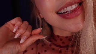 [ASMR] UPCLOSE TINGLY AF MOUTH SOUNDS & VISUAL TRIGGERS ~