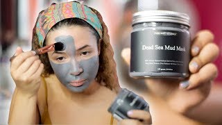 PURE BODY NATURALS DEAD SEA MUD MASK REVIEW !!!