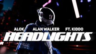 Alok & Alan Walker - Headlights (feat. KIDDO) [Official Lyric Video]