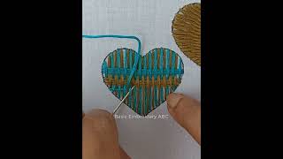 Latest allover LOVE Design/Hand Embroidery tutorial/3D allover designs for Basic Hand Embroidery-01