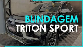 Blindagem Mitsubishi Triton Sport 2024 | Projeto exclusivo | Carro Blindado