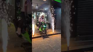 1st ZX6R🔥 of Maharashtra Delivered 🎉@am04motovlogs #bikelife#bikelife#ninja#kawasaki#2024#short