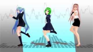 [MMD]My Room Disco Night[MIKU,LUKA,GUMI]