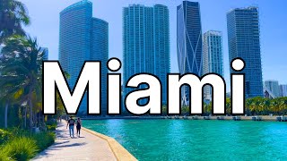 4K | Downtown Miami, Florida & Bayside Marketplace Pier 5 | FULL TOUR