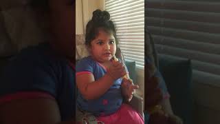 Baby singing daddy finger 2, 2017, Manha Muskaan Mahmood (personal/home video) 1690