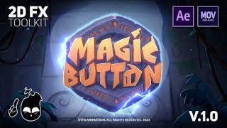 Magic Button: 2D FX animation toolkit After Effects, Pre rendered clips | videohive