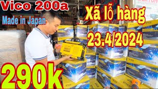 🔴🔴🔴🔴🔴 máy Hàn máy mài Nhật vico 200a tiếp tục về hàng thanh lý 290k bao ship toàn quốc ngày 23/4/24.