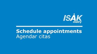 ISAK Metry Tutorial: Home - Appointments | Inicio - Citas