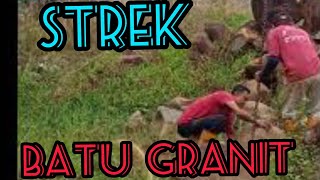 #Strike_Batu Proses Pengambilan Batu Granit #Kuli_Pabrik_Marmer