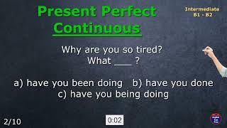 #quiz Present Perfect Continuous #english #grammar #intermediate